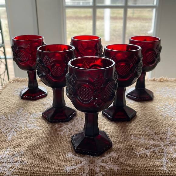 Set of Avon Cape Cod Goblets - Picture 1 of 6